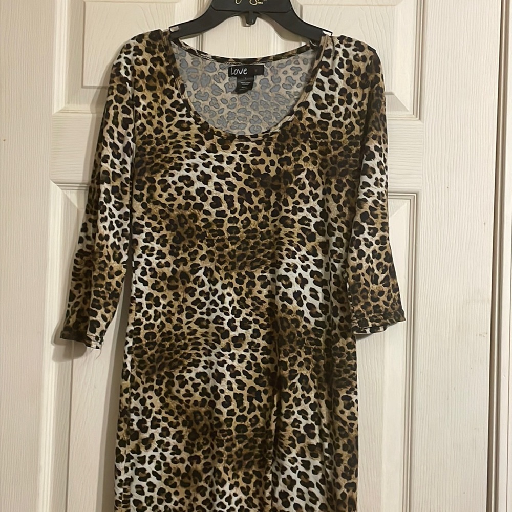 Cheetah color dress